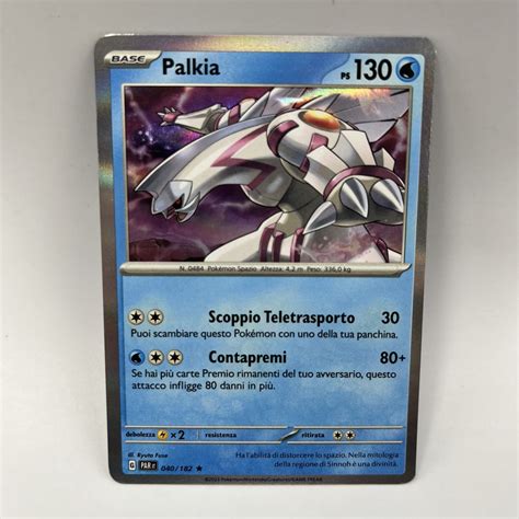 Card Pokemon Palkia Holo It 040 182 Paradox Overshoes EBay