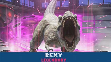 Rexy Unlocked Jurassic World Alive Youtube