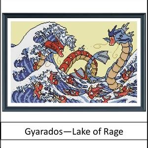 Gyarados Lake of Rage - Etsy