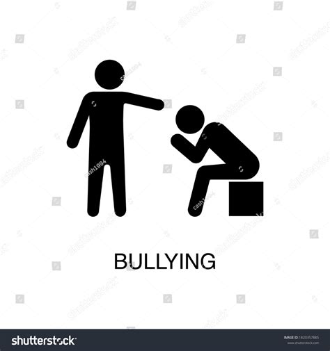 Bully Icon Bullying Logo Vector Illustration Stock Vector (Royalty Free ...