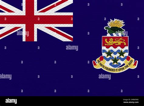 Flag of Cayman Islands, Fabric flag of Cayman Islands. Cayman Islands ...