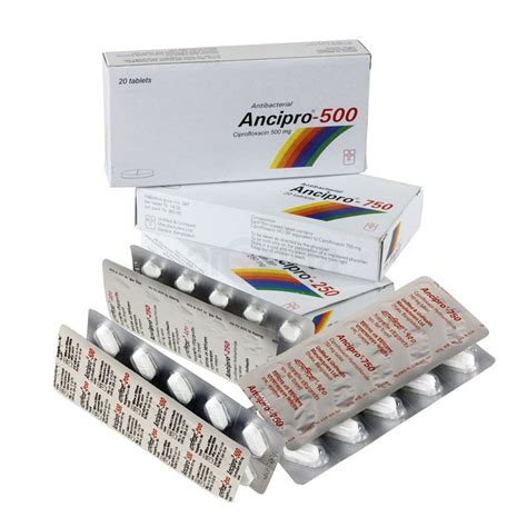 Ancipro 750mg Tablet এযনসপর ৭৫০ ম গর টযবলট Arogga