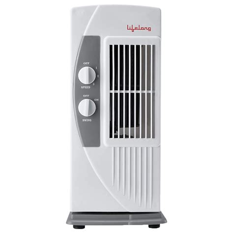 Buy Lifelong Bladeless Tower Fan 5 Speed Settings White Online Croma