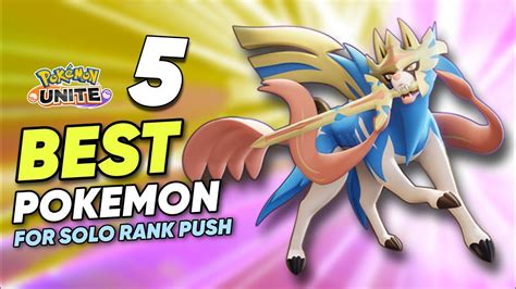 Top Best Pokemon For Solo Rank Push In Pokemon Unite Best Pokemon