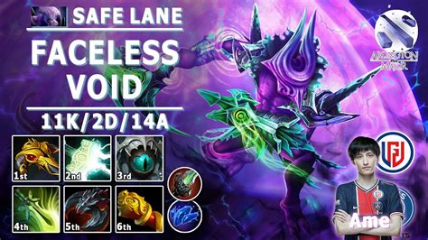 Faceless Void Safe Lane Carry D Arlington Major Psg Lgd Ame Fv