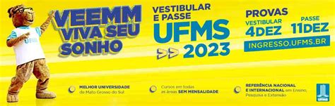 Prova Do Vestibular Ufms Ser Realizada Neste Domingo Ufms