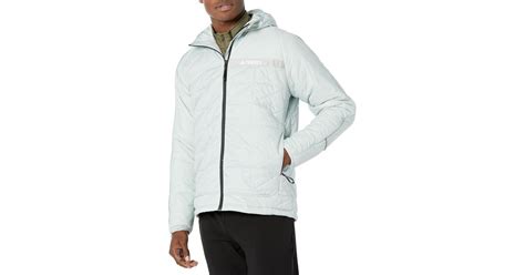 Adidas Terrex Multi Insulation Hooded Jacket In Gray For Men Lyst