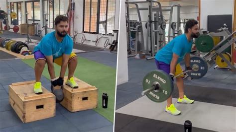 ‘bouncing Back With Every Rep Rishabh Pant Shares Video Of His Intense