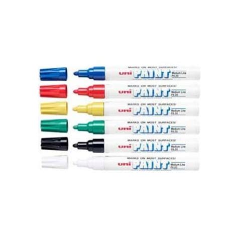 Sanford Sanford® Uni Paint Marker Oil Based Medium Assorted Ink 6