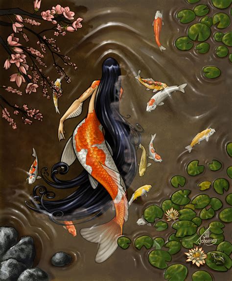 Koi Mermaid By Jilljohansen On Deviantart