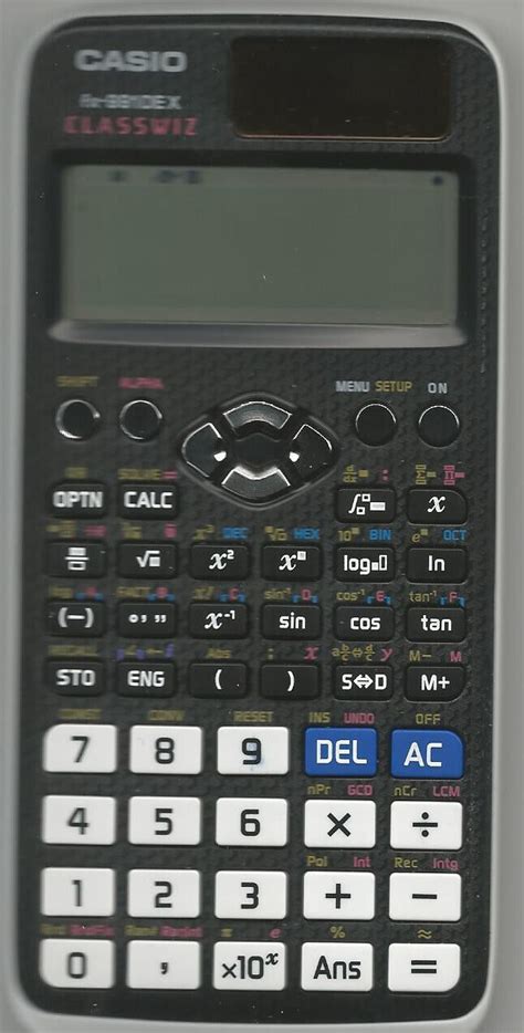 Casio Fx De X Classwiz Wissenschaftlicher Rechner Schwarz