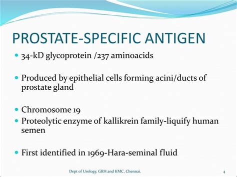 Tumour Markers In Urology Ppt