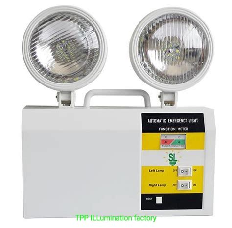 Self Testing Led Emergency Twin Spot Light Ip65 Emergency Light Led