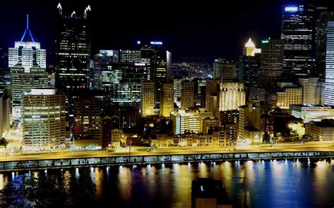 Pittsburgh Skyline Wallpapers - Top Free Pittsburgh Skyline Backgrounds ...