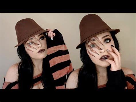 Freddy Krueger Glam Makeup Tutorial || Halloween | Glam makeup tutorial ...