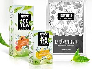 INSTICK Ice Tea Zuckerfreies Instant Getränk Bundle S Eistee