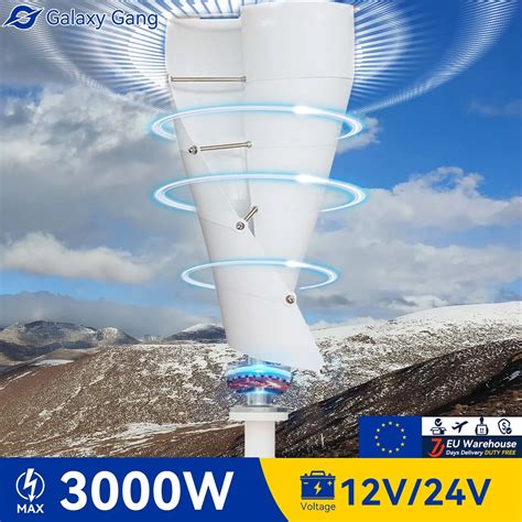 Galaxy Gang Vertical Wind Turbine Generator 3000W 3kw 12v 24v 48v