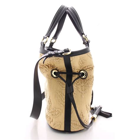 Sac Seau M Lancel Premier Flirt Raphia Fleurs A12798