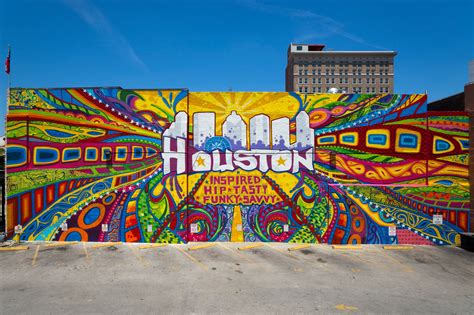 Iconic Houston Is Inspired Downtown Mural Celebrates Year Anniversary