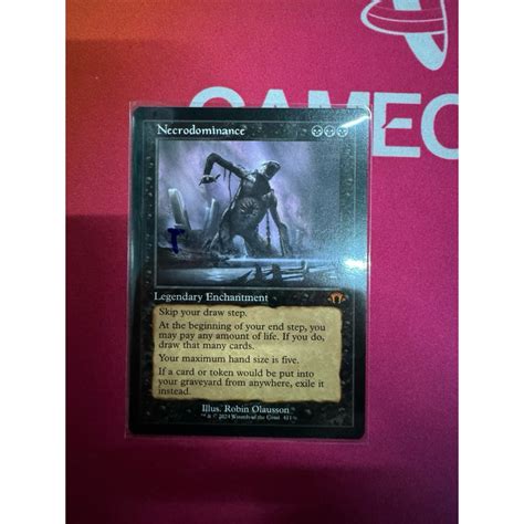 Mtg Modern Horizons 3 Variants Necrodominance 0411 Retro Frame Shopee Thailand