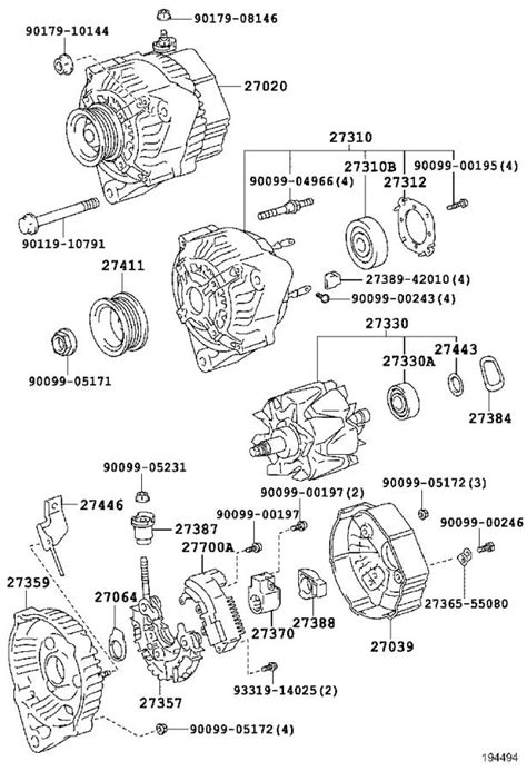 Alternator Assembly Battery Replaced Engine Genuine