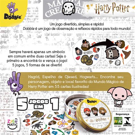 Dobble Harry Potter Jogos De Tabuleiro