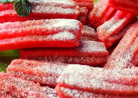 Resep Churros Red Velvet Oleh Dera Nurul Yusuf Cookpad