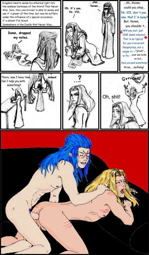 Rule 34 Comic Disney Gay Kingdom Hearts Male Only Penis Saix Square Enix Tagme Vexen 297411