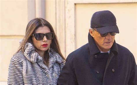 Roberto Mancini Con La Moglie Silvia Fortini A Roma Musi Lunghi Foto