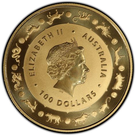 Dollars Elizabeth Ii Th Portrait Year Of The Monkey Gold