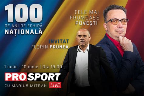 Prosport Live Edi Ii Speciale Cu Marius Mitran Dedicate Echipei