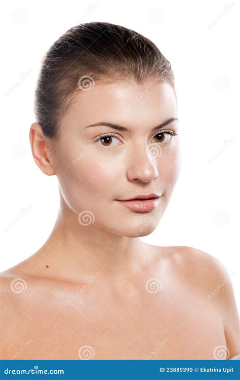 Beautiful Girl with Natural Makeup Stock Photo - Image of young, girl ...