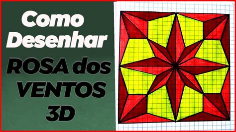 Como Desenhar Uma Rosa Dos Ventos YouTube