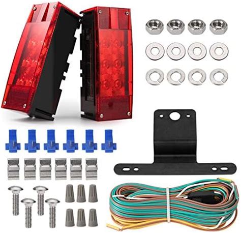 Czc Auto Kit De Luces Led Sumergibles Rectangulares De Perfil Bajo De