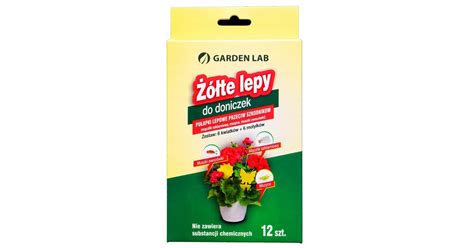 Garden Lab Ty Lep Na Owady Mszyce Muszki Owoc Wki Szt Bioires