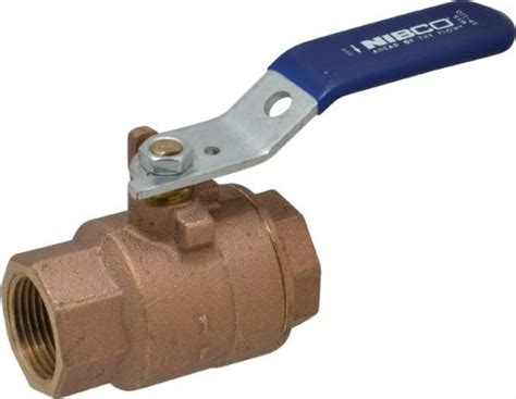 MSC NIBCO NL9500A 1 Pipe Full Port Bronze Standard Ball Valve 2