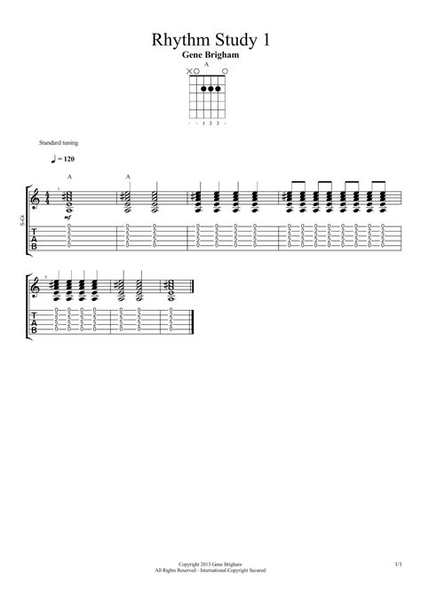 Beginning Guitar: Rhythm Lesson 1