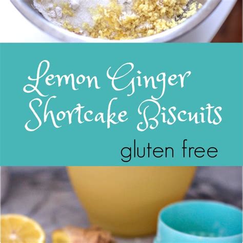 Lemon Ginger Gluten Free Shortcake Biscuits Spinach Tiger