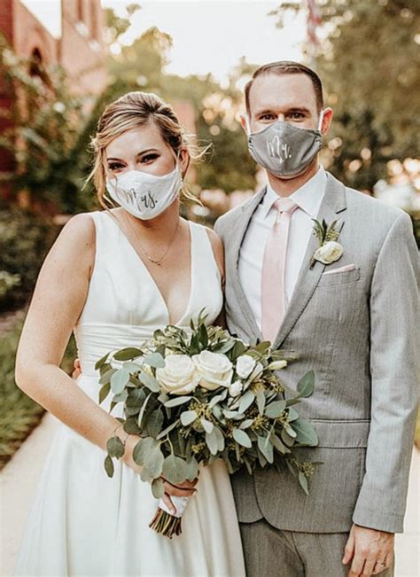 26 Fashionable Wedding Worthy Face Masks For Brides Grooms Bridal Parties And Guests Praise