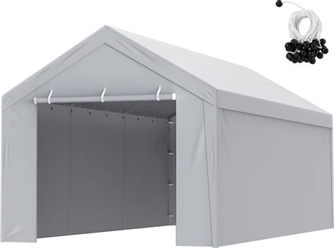 Amazon Vevor Carport Replacement Canopy Cover Top Side Wall X