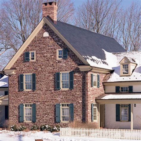 Farmhouse Stone Homes Shutters Garage Door Gallery Timberlane