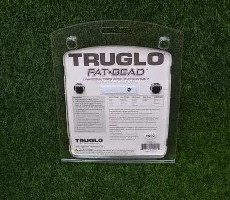 Truglo Fat Bead Dual Color R G Universal Shotgun Fiber Optic Sight