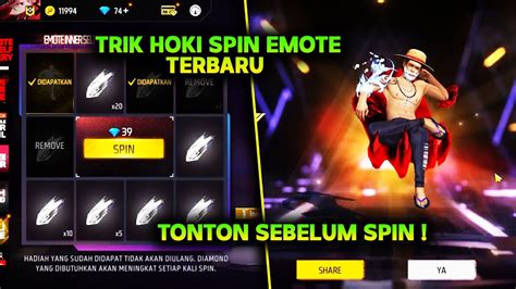 TRIK HOKI SPIN EMOTE INNER SELF MASTERY TERBARU FF YouTube