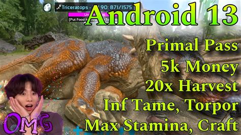 Ark Mobile New Save Data For All Android Users Primal Pass Inf Tame