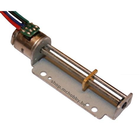 Micro Stepper Motor Linear Mm V Step Mchobby Vente De