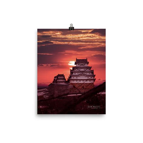 Himeji Castle Sunset Poster – GunaPhotos