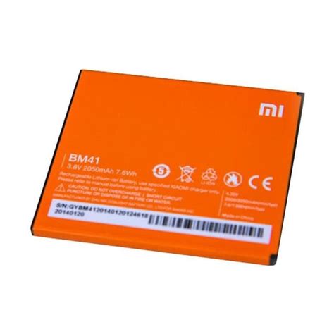 Jual High Quality Baterai Dock Charger Xiaomi Redmi 1s Bm41 Original