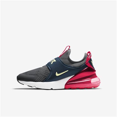 Nike Air Max 270 Extreme Big Kidsâ Shoe In Iron Greydeep Oceanbright