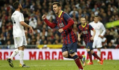 Real Madrid 3 Barcelona 4 Lionel Messi Hat Trick Puts Barca Back In