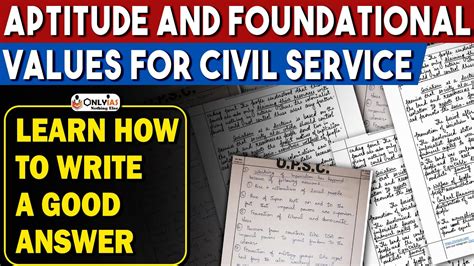 Ethics Aptitude And Foundational Values For Civil Service 60 Days Answer Writing Program Only